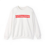 Crewneck Sweatshirt — 'GOYMAXXING' Bold Red Logo